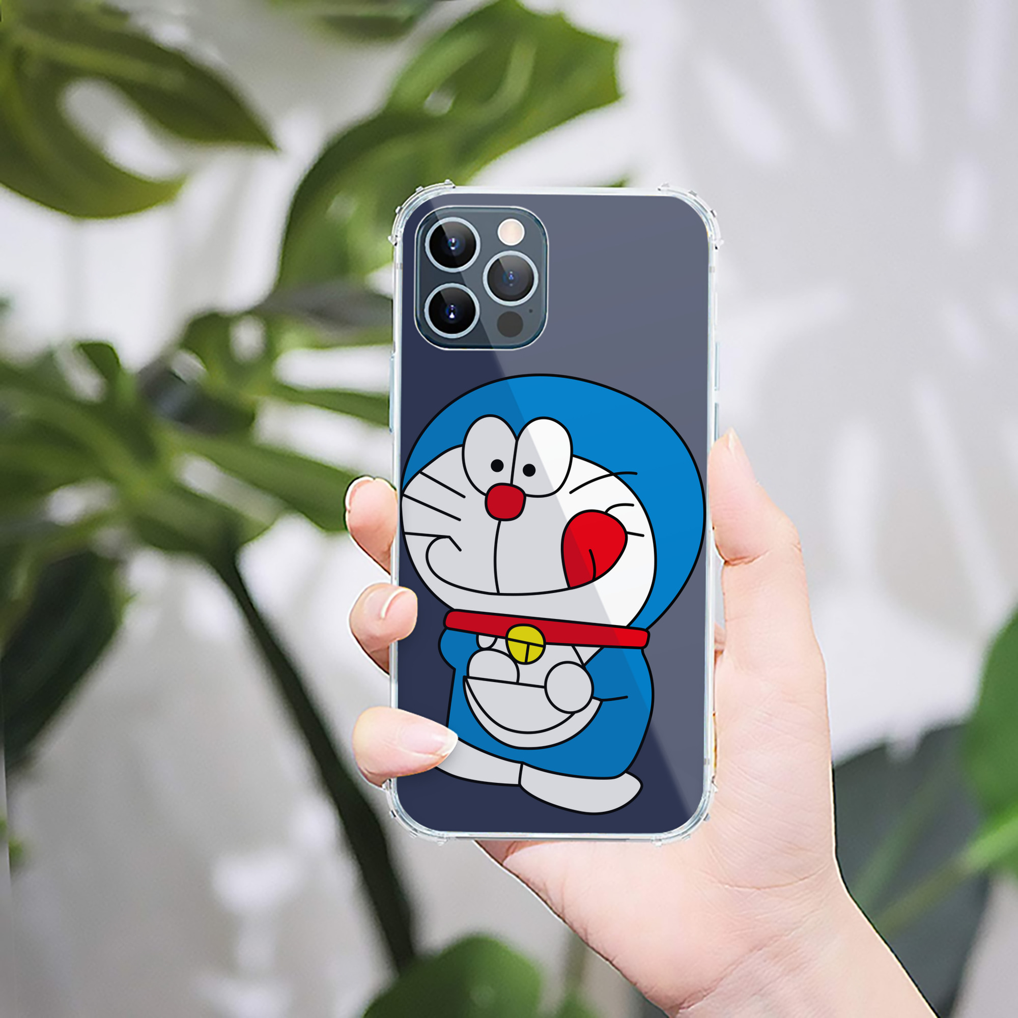 （画像用） ドラえもん Doraemon 【iPhone 12シリーズ対応】透明スマホケース（クリアソフトケース）